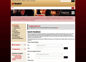 Handbook.murdoch.edu.au
