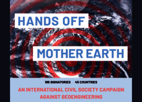 handsoffmotherearth.org