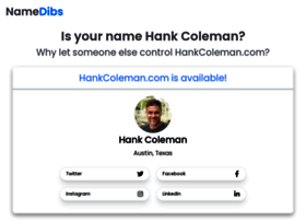 Hankcoleman.com