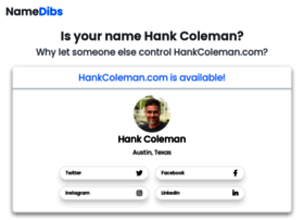 hankcoleman.com