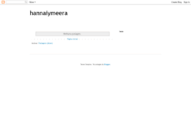 hannaiymeera.blogspot.com