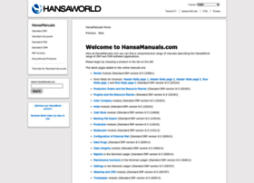 Hansamanuals.com