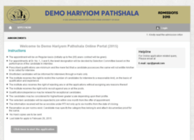 Hariyom-pathshala.mycollegeform.com