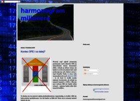 harmonogrammilionera.blogspot.com