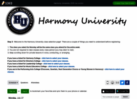 Harmonyuniversity2015.sched.org