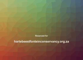 hartebeestfonteinconservancy.org.za