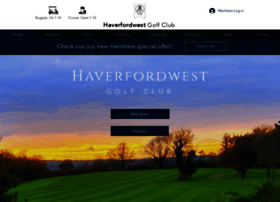 Haverfordwestgolfclub.co.uk