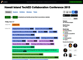 Hawaiiislandtechedcollabora2015.sched.org