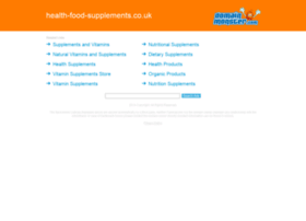 Health-food-supplements.co.uk