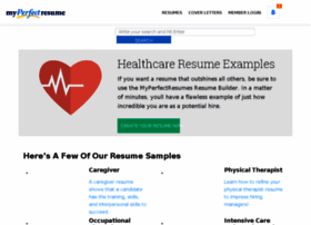 Healthcare.myperfectresume.com