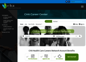 healthcarecareers.cha.com