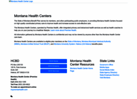 Healthcenter.mt.gov