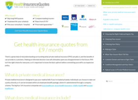 Healthinsurancequotes.co.uk