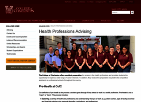 Healthprof.cofc.edu