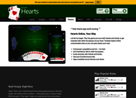 Hearts.trickstercards.com