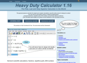 Heavydutycalculator.com