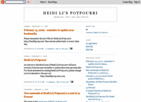 Heidilipotpourri.blogspot.com