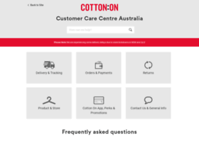 Help.cottonon.com