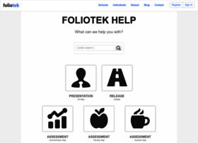 Help.foliotek.com