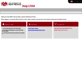 Help.unm.edu