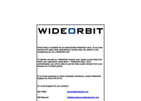 Help.wideorbit.com