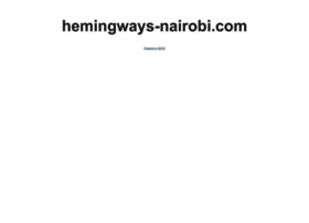 Hemingways-nairobi.com