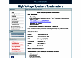 Highvoltagespeakers.toastmastersclubs.org