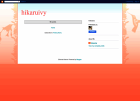 Hikaruivy.blogspot.com