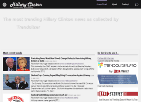 Hillaryclinton.trendolizer.com