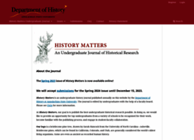 Historymatters.appstate.edu