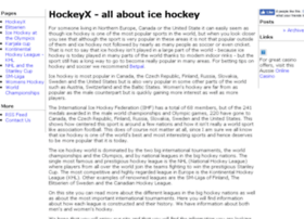 hockeyx.com