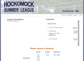 hockomocksummerleague.com