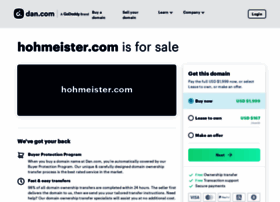 hohmeister.com