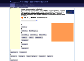 holiday-accommodation.goaus.net