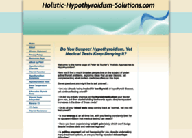 Holistic-hypothyroidism-solutions.com