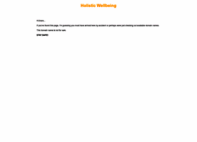 holistic-wellbeing.com