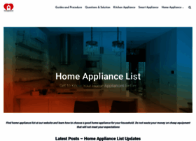 homeappliancelist.com