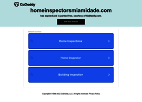 homeinspectorsmiamidade.com