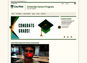 Honors.calpoly.edu