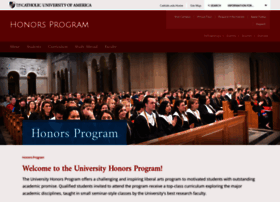 Honors.cua.edu