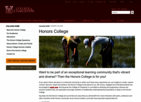 Honorscollege.cofc.edu