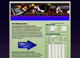 horsebettingcalculator.com