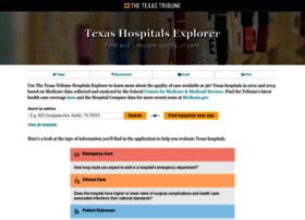Hospitals.texastribune.org