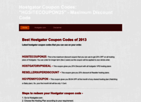 Hostgatorcoupon-codes.weebly.com