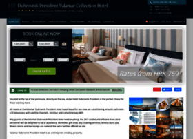 hotel-dubrovnik-president.h-rsv.com