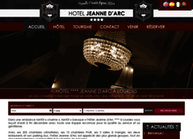 hoteljeannedarclourdes.com
