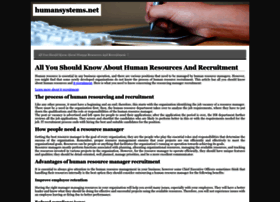 humansystems.net