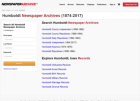 Humboldtpl.newspaperarchive.com