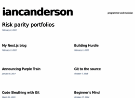 Iancanderson.com
