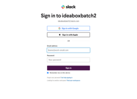 Ideaboxbatch2.slack.com